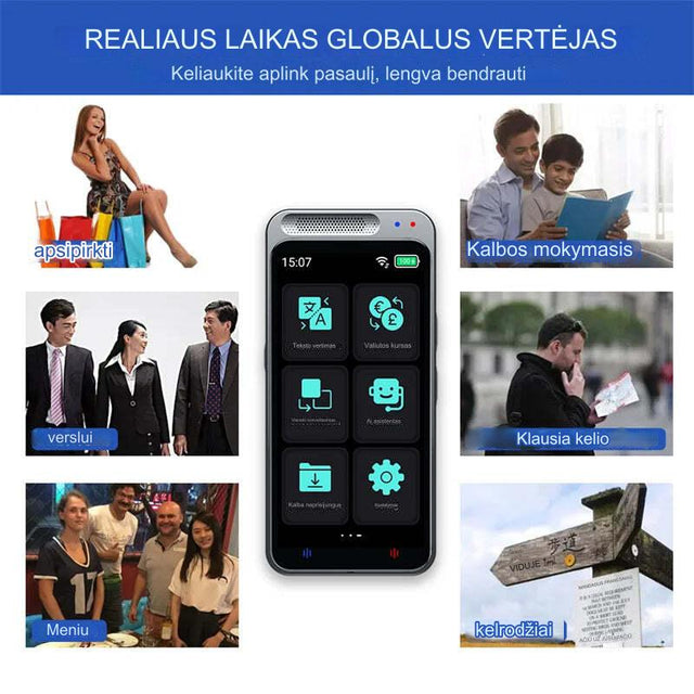 SpeakPro: Išmanusis Balso Vertėjas