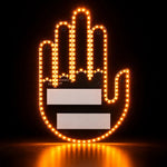 LED gestų ženklas automobiliui – valdomas pulteliu