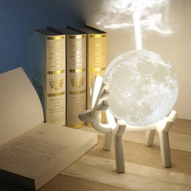 3D mėnulio formos oro drėkintuvas - difuzorius - mėgaukites gaiviu oru