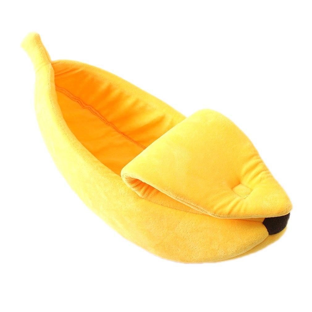 Banano formos gyvūnų guolis - patogu ir miela
