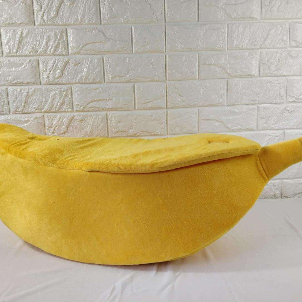 Banano formos gyvūnų guolis - patogu ir miela