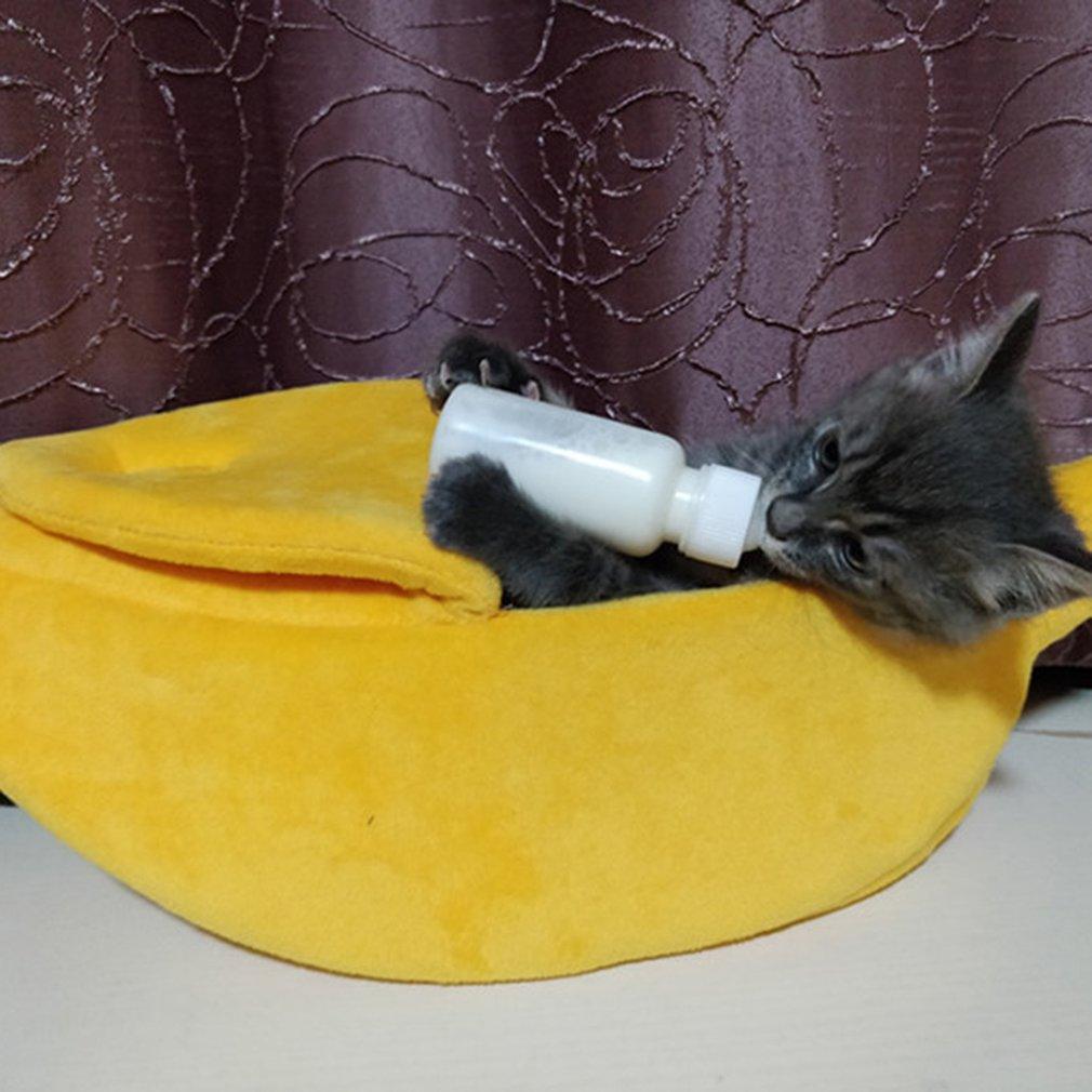 Banano formos gyvūnų guolis - patogu ir miela