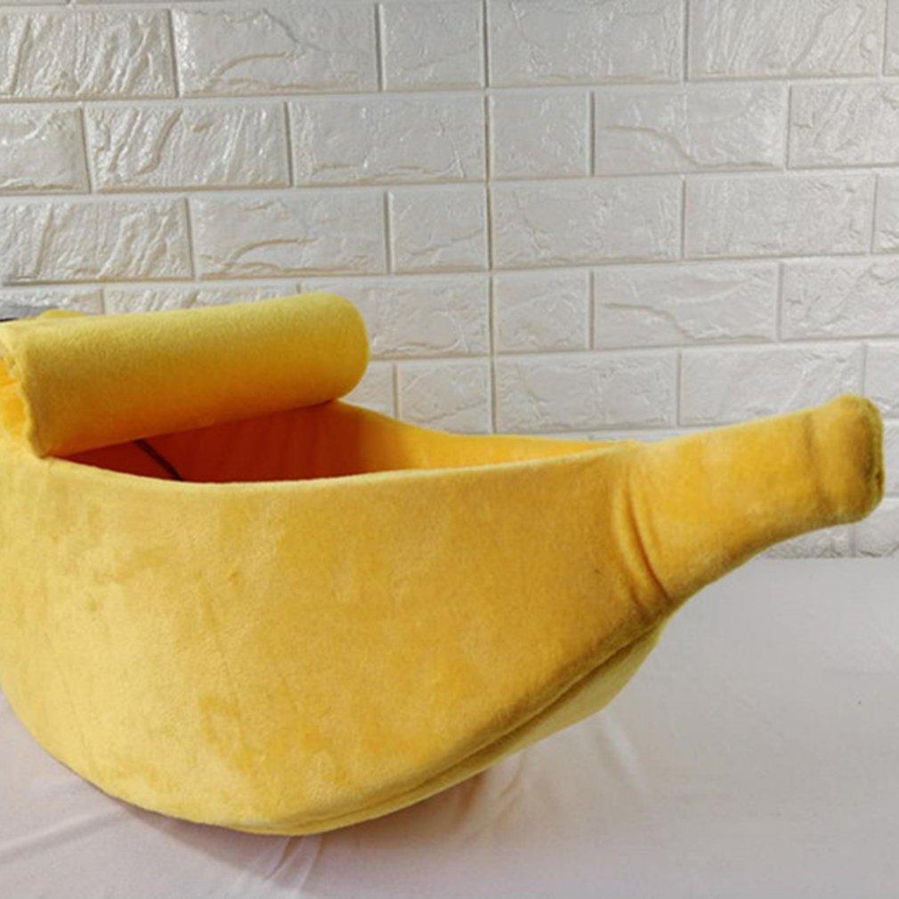 Banano formos gyvūnų guolis - patogu ir miela
