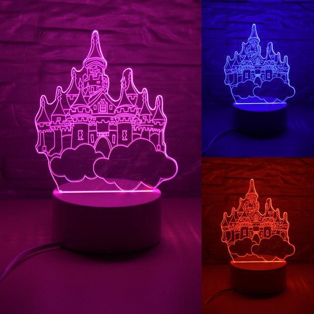 3D stalinė lempa su atvaizdu - jaukumas ir praktiškumas
