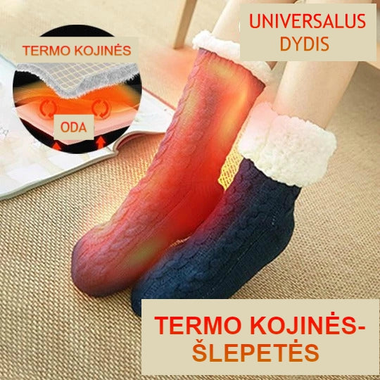 Termo-kojinės-šlepetės