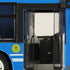 Nuotoliniu būdu valdomas RC autobusas su durimis mėlynos spalvos