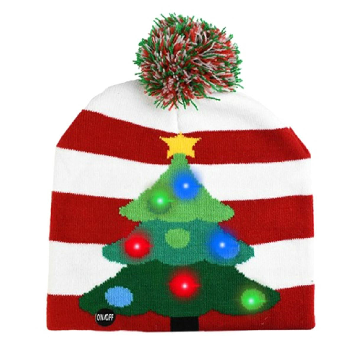 Kalėdinė kepurė su LED apšvietimu