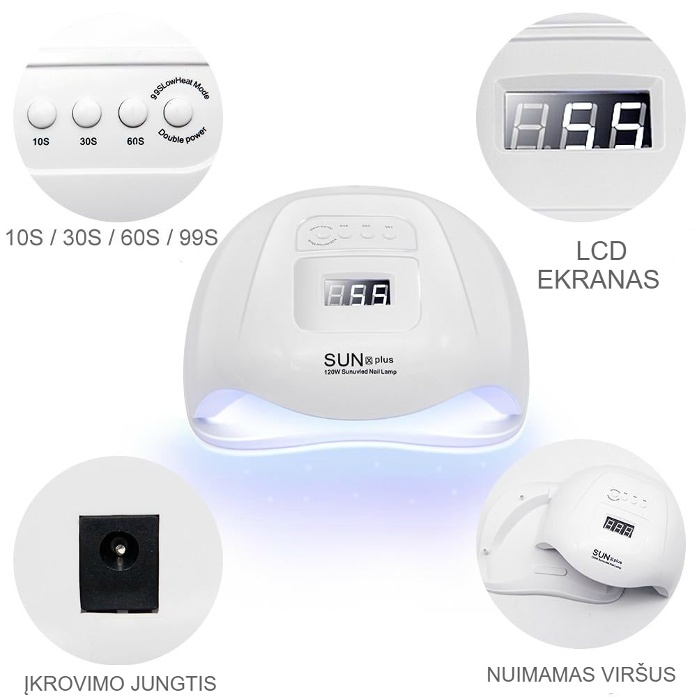 UV/LED-lempa-nagams